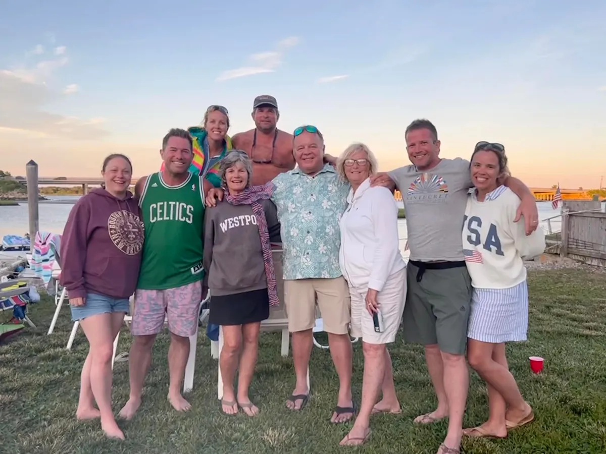 The Long family at Westport, Massachusetts