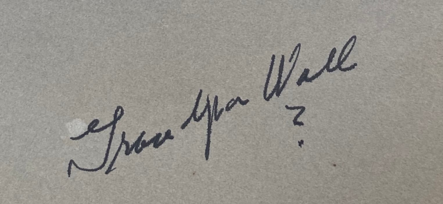 Back of Grandpa Wall portrait